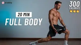 20 MIN FULL BODY HIIT Workout With Weights At Home - No Repeat, No Jumping