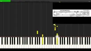 Liszt Piano Concerto no.1 mov.1 + Synthesia + Sheet Music