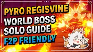 Genshin Impact | How to Solo Pyro Regisvine Complete Guide with 100% HP (No Damage) Flawless Fight