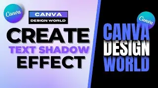 Create Text Shadow Effect in Canva