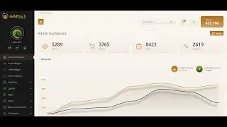 GoldFinch Premium Free Admin Template