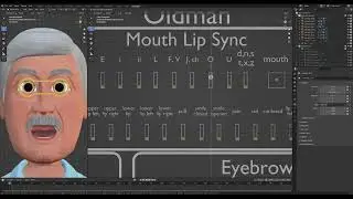 Cartoon Old Man - Rigged(Rigify, Mixamo bones)