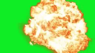 Bomb Explosition Green Screen Video