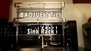 BAOJUE 2 Tier Kitchen Sink Rack