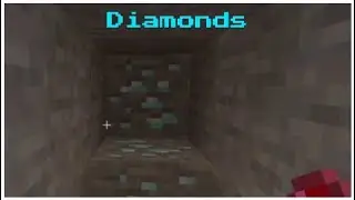 First time finding diamonds in minecraft