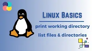 5. Linux Basics: print working directory - list files & directories