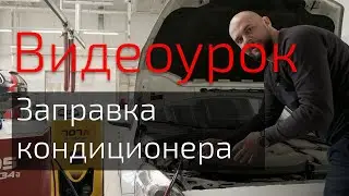 Видеоурок по заправке кондиционера автомобиля на примере ТЕХА 705R. Все подробности и лайфхаки