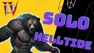 80 Earth Druid Solo Helltide | Diablo 4