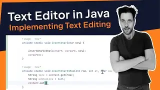 Text Editor E05 - How To Implement Text Editing Features for a Text Editor