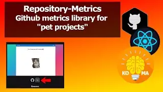 Repository-Metrics - Github metrics library for pet projects (React Libraries)