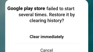 Fix google play store failed to start several times restore it by clearing history realme | oppo