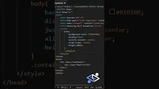 Bouncing ball Animation | HTML , CSS | 