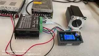 One Axis CNC Controller Testing with  NEMA23 Stepper Motor