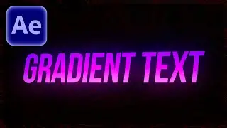 How to Create Gradient Text in After Effects