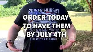New Shirts are live! Celebrate July 4th with us! Youth sizes also available! gopowerhungry.com
