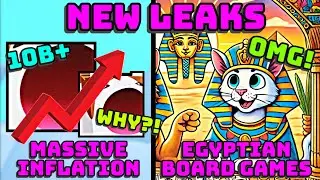 😱 SLIME UPDATE, EGYPTIAN BOARDGAMES, MASSIVE INFLATION, AND MORE - UPDATE 54 NEW LEAKS IN PET SIM 99