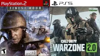 Call of Duty PlayStation Evolution (2004-2022)