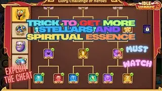 Trick to complete glory challenge and maximize resources Idle Heroes