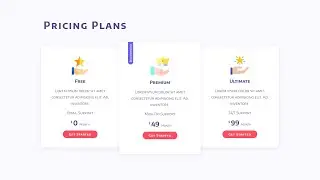 How to make a Responsive Pricing Table using HTML and CSS | CSS Design