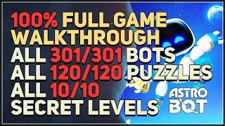 Astro Bot All Bots and Puzzles Collectible Locations 100% Full Game Walkthrough