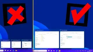 Как изменить размер миниатюр в панели задач Windows 11