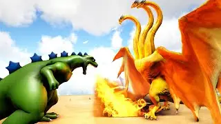 HANNA BARBERA GODZILLA vs TEAM KAIJU