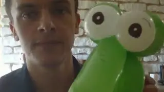 Твистинг Уроки: Слоник из одного шарика. Balloon twisting instructions an elephant.