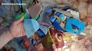 ненужные лоскутки в дело.