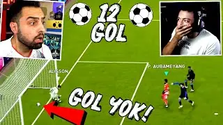 TAM 12 GOL 😱 SİNİR KRİZİ GEÇİRDİM 🔥 ÜMİDİ VS MERVAN ! PES 2021 KAPIŞMA !