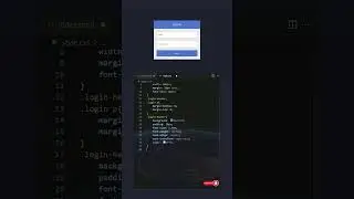 Login Form Using HTML and CSS