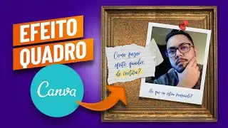 Efeito Quadro de Cortiça, Foto Polaroid e Papel Rasgado no 