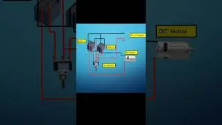 DC motor forward and reverse controller using g relay 