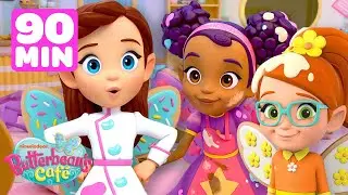 Butterbean's Funny & Messy Bakes! w/ Dazzle & Poppy | 90 Minute Compilation | Shimmer and Shine