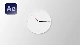 Analog clock animation | After Effects tutorial