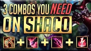 HOW TO SHACO: Combos - 3 COMBOS EVERY SHACO PLAYER NEEDS! - Eagzey Challenger Shaco Guide