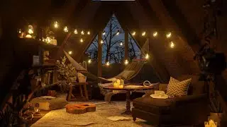 Fall Asleep w/ Relaxing Rain Sounds -  Soothing Rain Falling in the Attic for Sleep and Relaxation