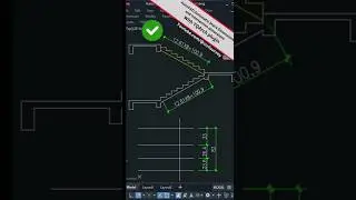 YQArch Plugin - Steps & Intersection Dimensions #autocad #architecture