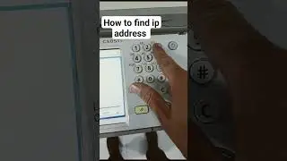 how to find ip address canon advance C5235.C5240.C5250 C5030. C5045