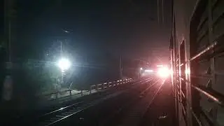 Bhusaval jn departure || bhusawal eletric Loco shed || 12129 azadhind sf exp || ICF track sound