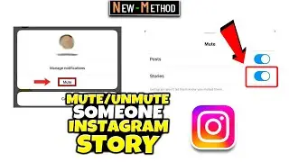 How To Mute/UnMute Someones Instagram Story in PC/Laptop 2024