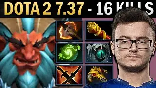 Troll Gameplay Miracle with Refresher and 16 Kills - Dota 2 7.37