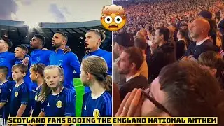 🤯 Scotland Fans Booing the England National Anthem 