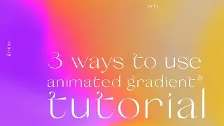 How to use the Animated Gradients in Photoshop Tutorial | Blend Mode | Clipping Mask | Animated Gif