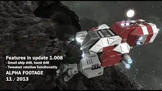 Space Engineers - Hand drill, small ship drill, tweaked rotation functionality