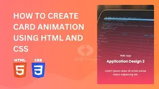 Card Hover Effect Ep2 in  CSS | CSS Card | Hover Animation | Website Advanced Tutorial