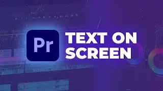 Text On Screen As You Talk - Adobe Premiere Pro Tutorial