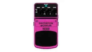 Behringer DM100 DISTORTION MODELER Distortion Modeling Effects Pedal Demonstration Review