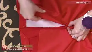 Как пришить подкладку к юбке. Простой способ.