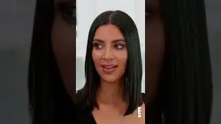 Why was #KimKardashian staring at Khloé's makeup like that?! 👀🤣 #kuwtk #shorts