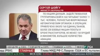 Шойгу: Россия начала учения в ответ на ситуацию на юго-востоке Украины